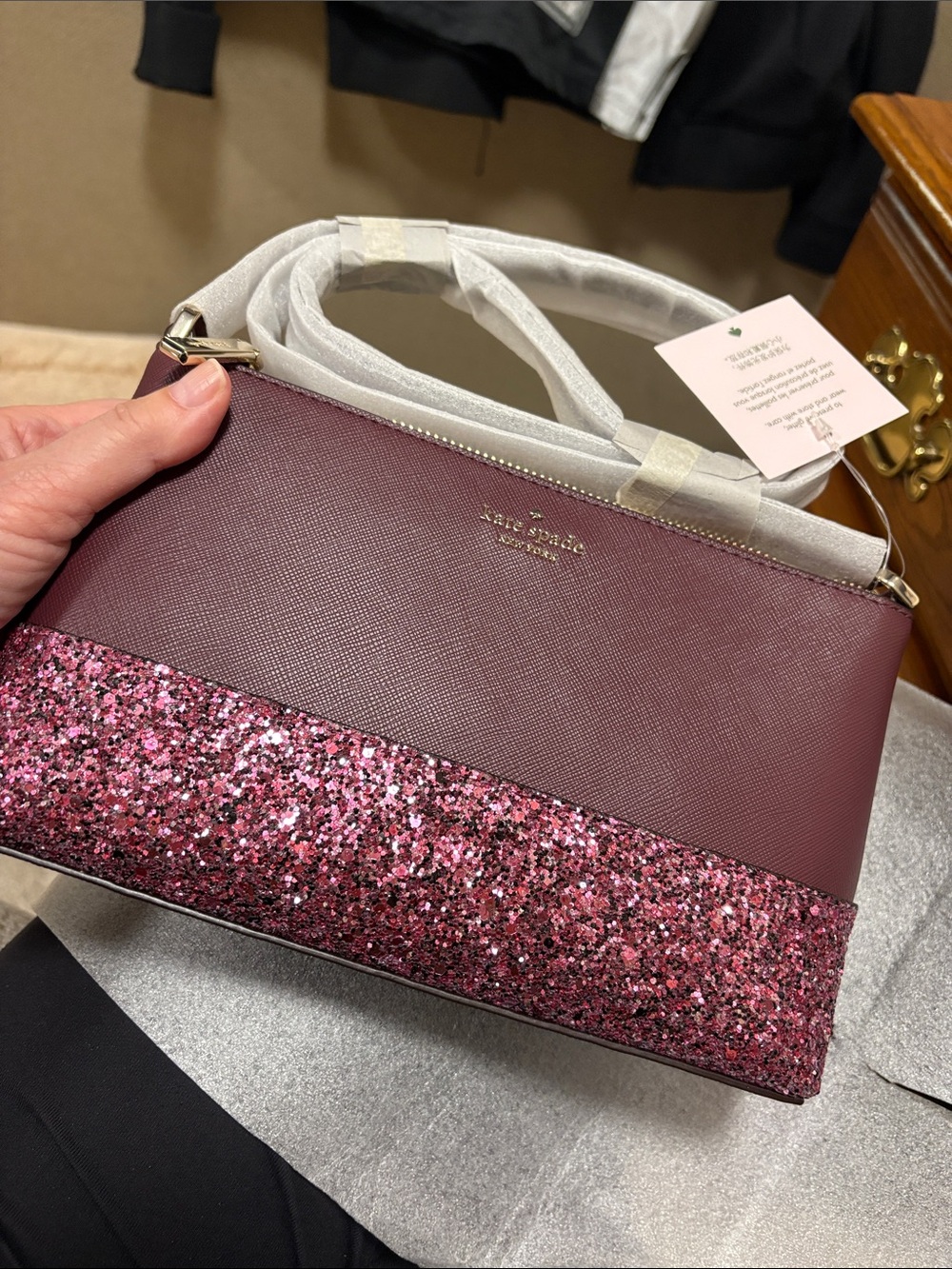 Kate Spade glitter bag